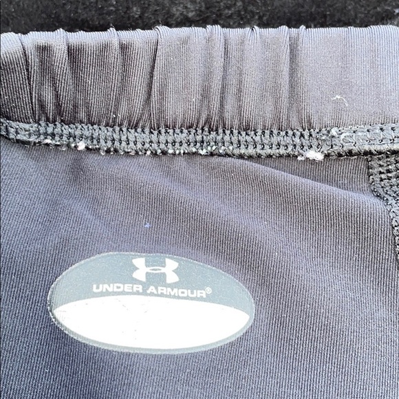 Under Armor Black Golf Tennis Skort with Slits Attached Shorts Small S Elastic - Picture 12 of 16